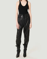 ELISON RIBBED SCOOP TANK TOP image number null